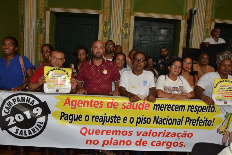 Agentes de saúde reivindicam reajuste salarial