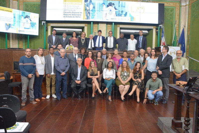 Câmara de Salvador celebra o Jubileu de Ouro do CRMV-BA