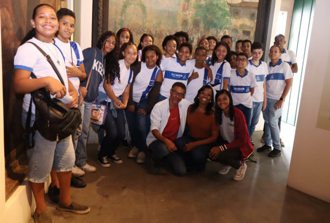 Nova turma da Escola Municipal 2 de Julho visita o Memorial