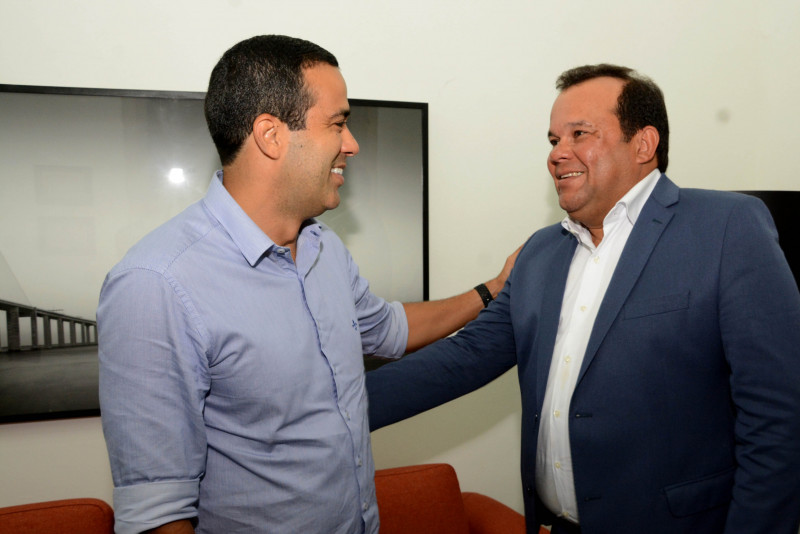 Geraldo Júnior recebe visita do vice-prefeito de Salvador