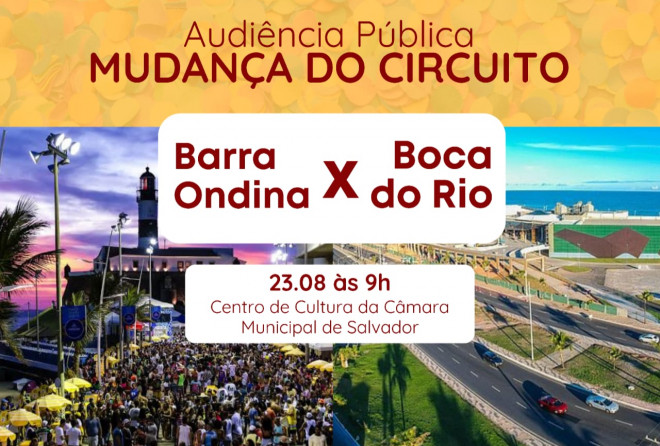 Câmara vai debater mudança do circuito do Carnaval 