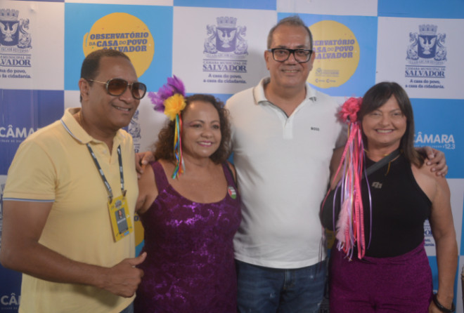 Alice Portugal e Aladilce Souza visitaram o Observatório da Câmara