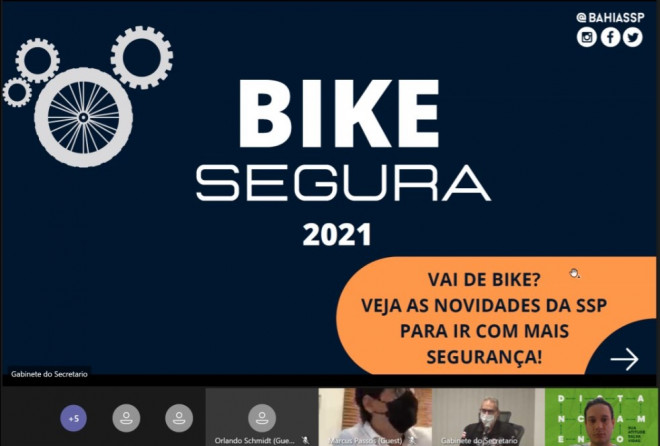 André Fraga participa de reunião com SSP sobre Programa Bike Segura