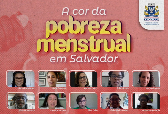 "A cor da pobreza menstrual"