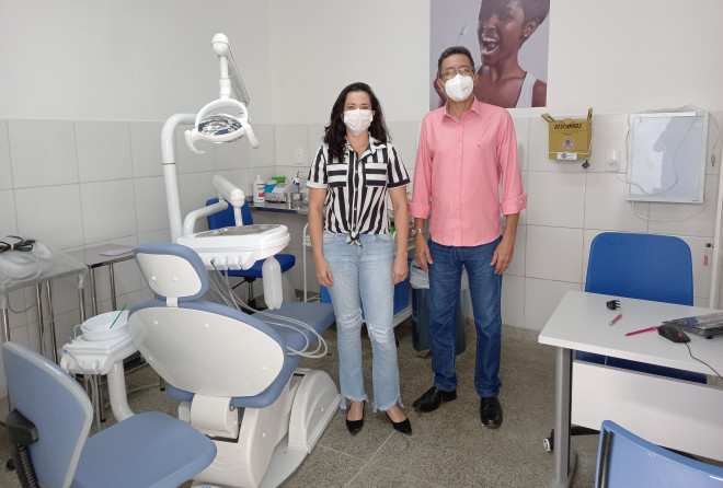 Marcelo Maia visita USF Santa Luzia
