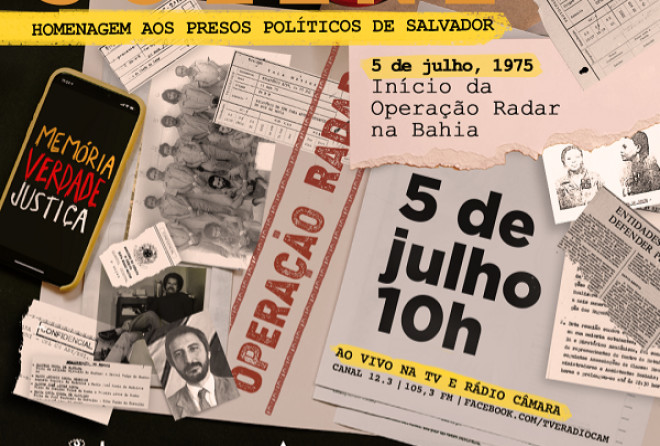 Sessão homenageia presos políticos e vereador cassado pela ditadura em 1975