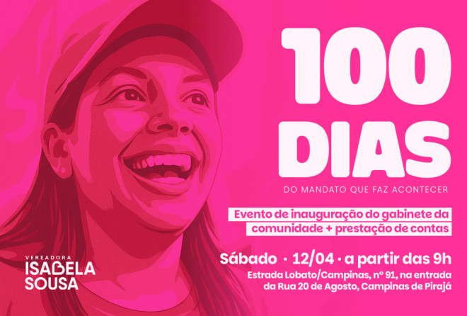 Isabela Sousa inaugura gabinete de rua