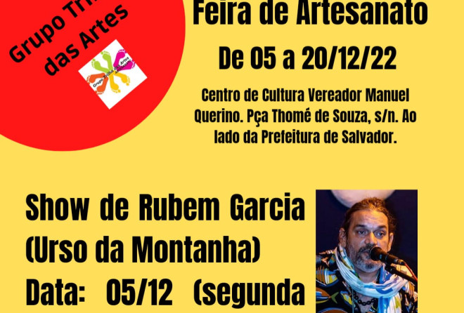 Centro de Cultura receberá Feira de Artesanato Trilha das Artes