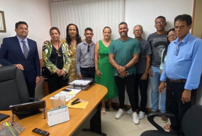 Rodrigo Amaral recebe lideranças das ilhas de Bom Jesus, Paramana e Maré