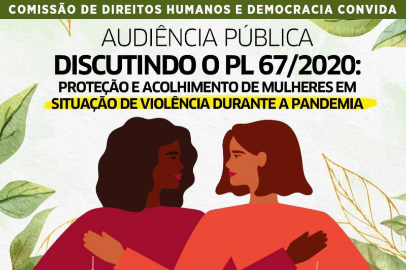 Audiência vai discutir acolhimento de mulheres vítimas de violência
