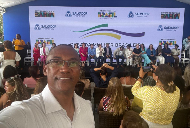 Carolino participa da inauguração da Casa da Mulher Brasileira
