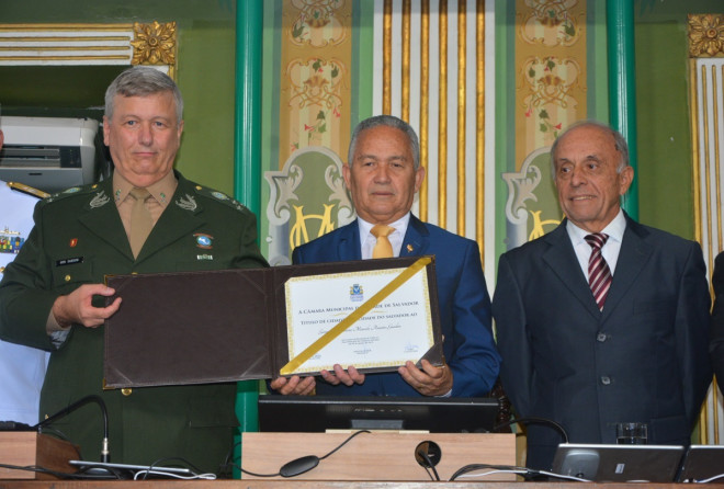 General Marcelo Guedon é o novo Cidadão de Salvador