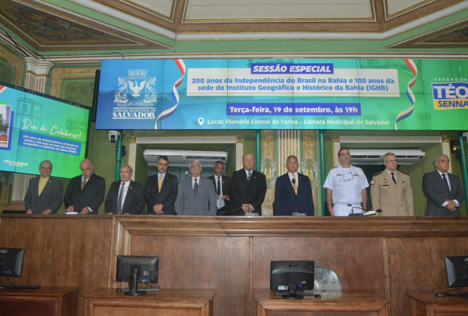 200 anos da Independência do Brasil na Bahia são celebrados na Câmara