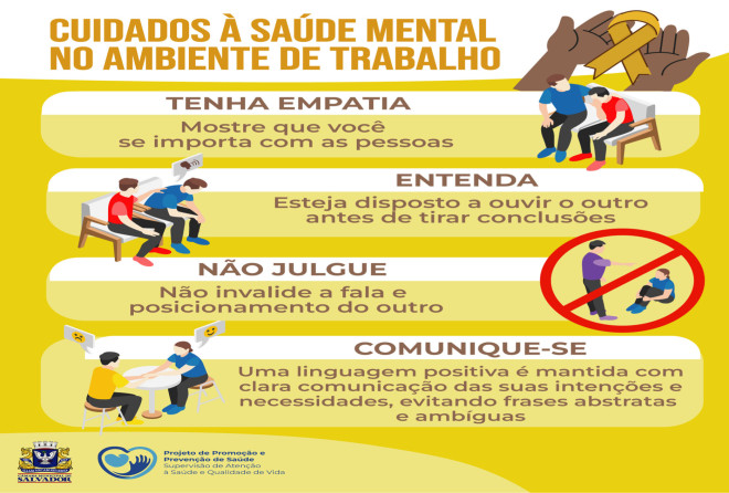 Cuidados à saúde mental no trabalho