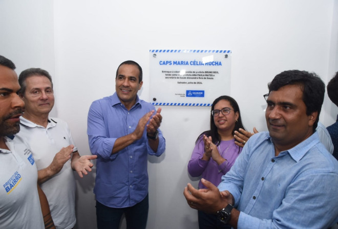 Maurício Trindade participa da inauguração do novo Caps no Subúrbio