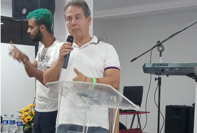 Maurício Trindade participa de ação do Novembro Azul na Igreja Batista Sião