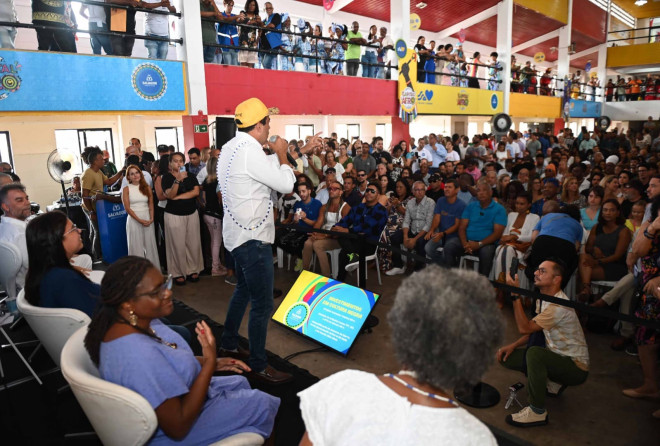 Vereadores no lançamento da programação do Carnaval 2024