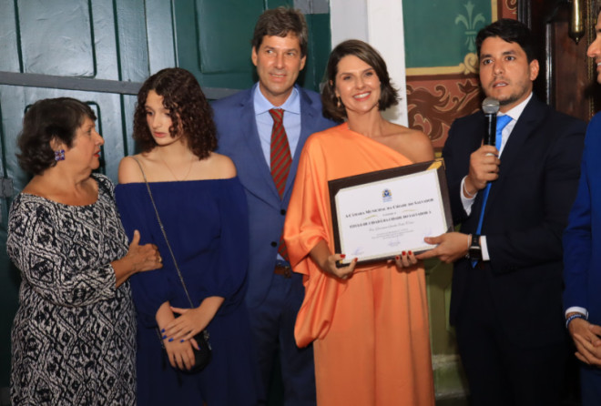 Giovanna Victer é homenageada com o Título de Cidadã de Salvador