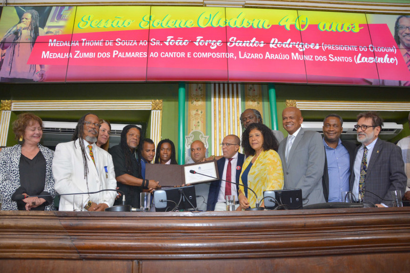 João Jorge e Lazinho, do Olodum, são homenageados pela Câmara