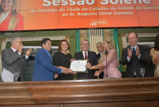 Augusto Correia de Lima é homenageado pela Câmara