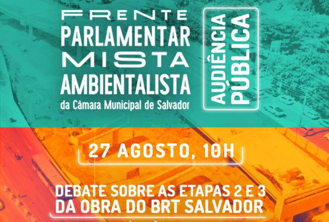 Audiência pública vai discutir obra do BRT