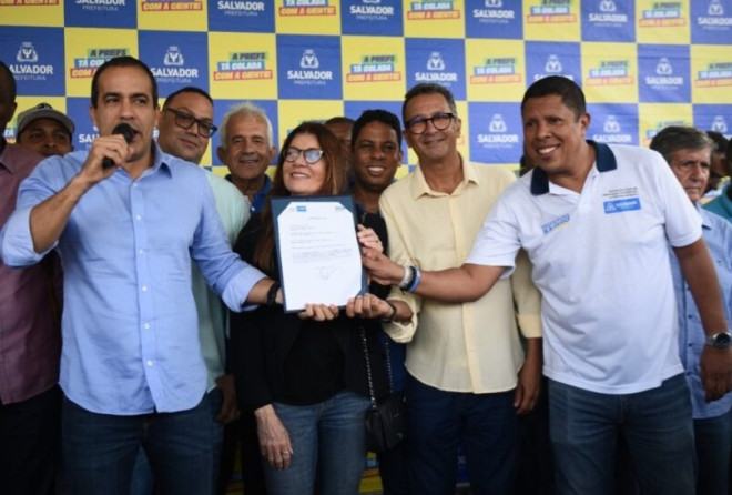 Marcelo Maia comemora início das obras na Avenida Bonocô