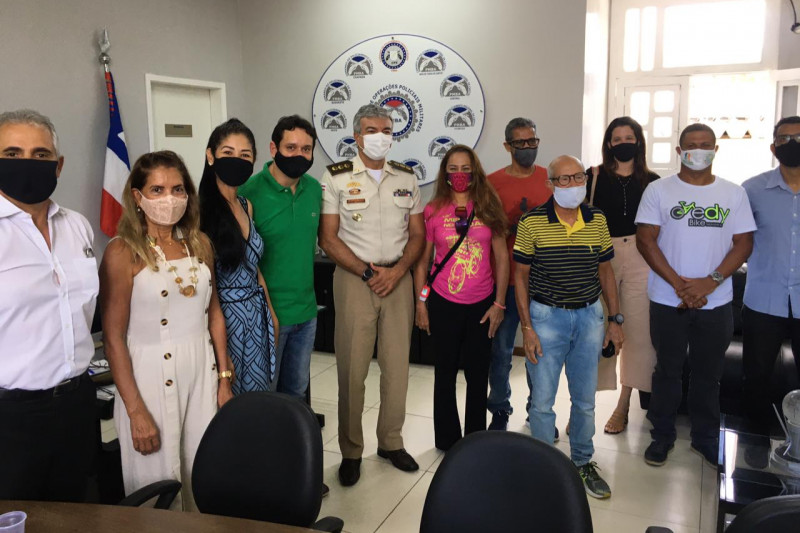 André Fraga participa de reunião para coibir roubo de bicicleta