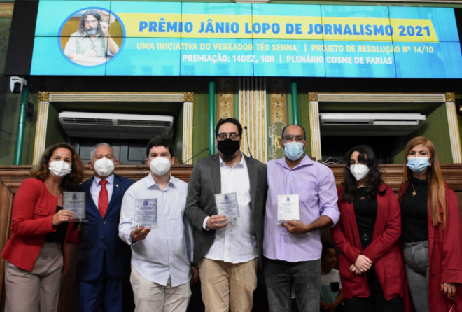 Câmara entrega Prêmio Jânio Lopo de Jornalismo 2021