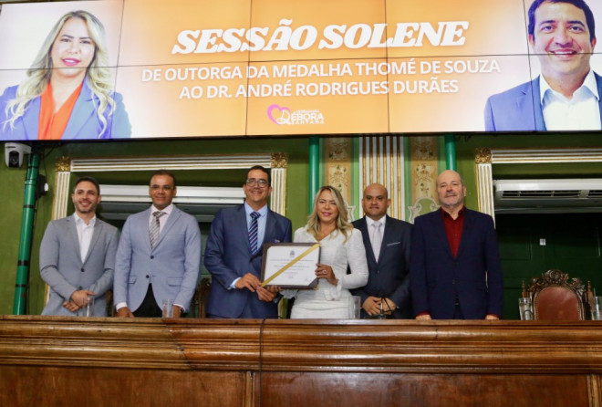 Cardiologista André Durães recebe Medalha Thomé de Souza