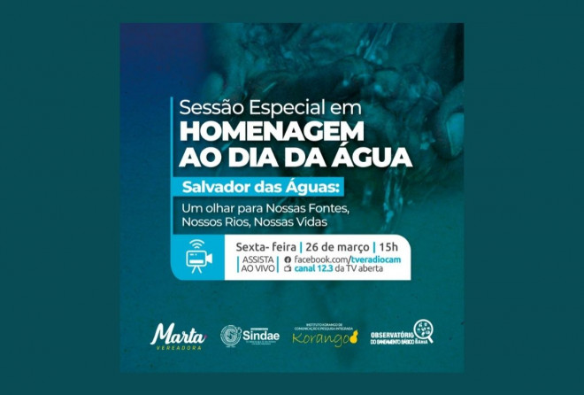 Sessão debaterá Plano de Saneamento Básico Integrado de Salvador