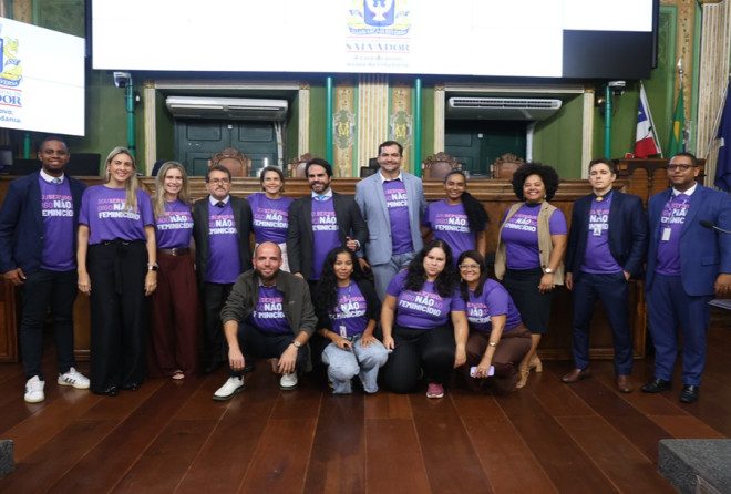 Servidores da Câmara aderem à campanha “Digo NÃO ao Feminicídio!”