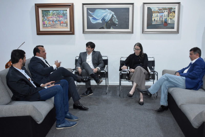 Geraldo Júnior visita jornal A Tarde e fala dos principais debates da Câmara