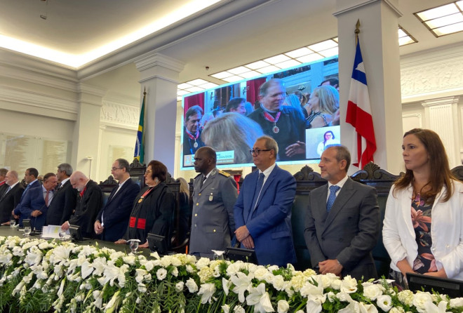 Carlos Muniz participa da posse da nova Mesa Diretora do TJBA