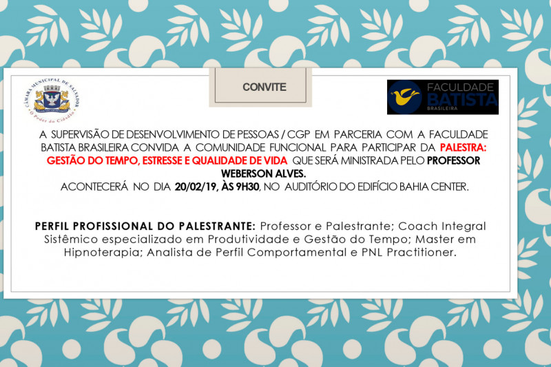 Gestão do Tempo, Estresse e Qualidade de Vida