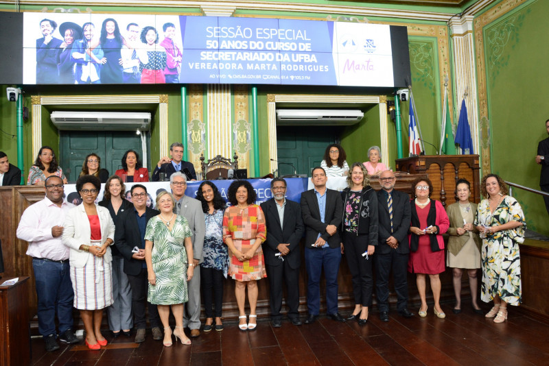 Câmara celebra 50 anos  do curso de Secretariado da UFBA