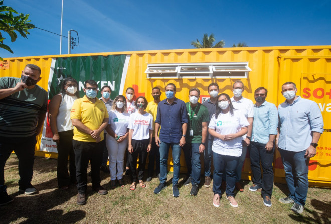 André Fraga participa da retomada de coleta seletiva em Salvador