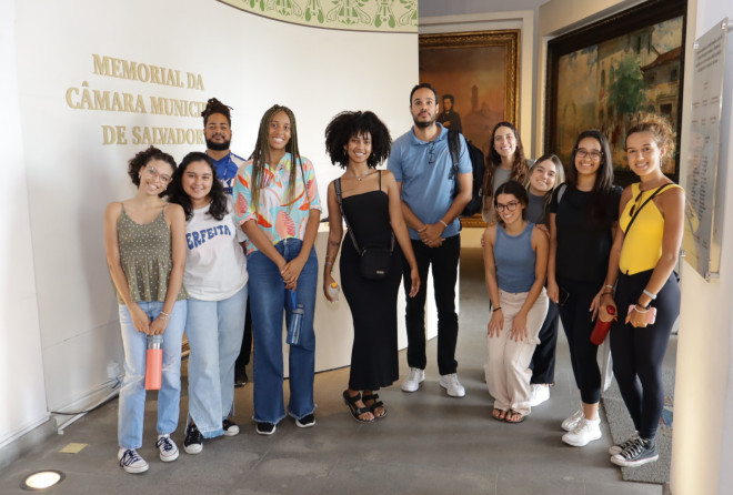 Câmara recebe estudantes do Centro Universitário Senai Cimatec