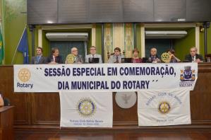 Rotary Club é homenageado na Câmara
