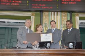 Médica Margarida Dantas homenageada na Câmara