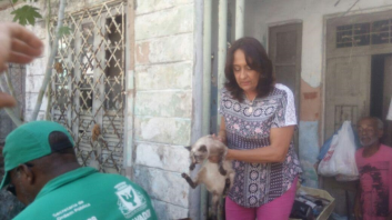 Vereadora resgata animais no bairro do Uruguai