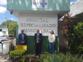Frente Parlamentar da Saúde Mental visita Hospital Mário Leal