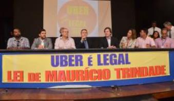Proposta de legalização do Uber avança na Câmara
