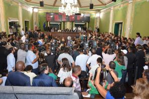Vereadores tomam posse para a 18ª Legislatura