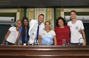 Igor Kannário preside Sessão Mirim com estudantes do Anísio Teixeira