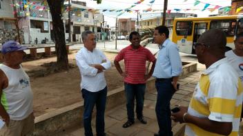 Téo Senna pede reforma de praça na Boa Vista do Lobato