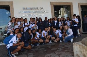 Escola Fundação Bradesco visita Memorial da Câmara